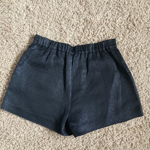 Aritzia Black Textured Women Shorts - Picture 2 of 5